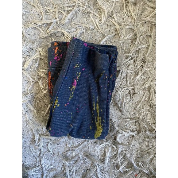 So What Brand Girls Denim Paint Splatter Print Leggings Pants Size 9 Mon… - Picture 3 of 12